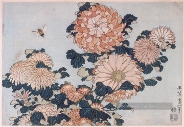  Hokusai Peintre - chrysanthèmes et Horsefly Katsushika Hokusai ukiyoe